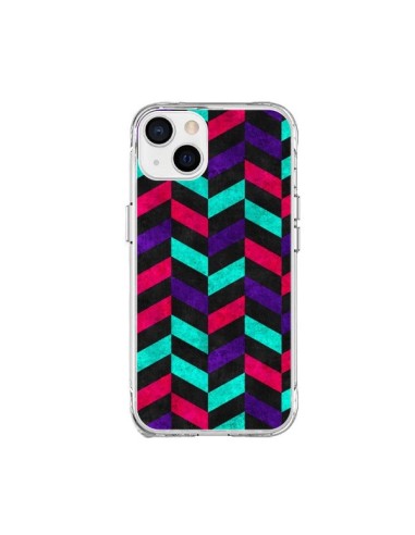 Coque iPhone 15 Plus Azteque Geometric Mundo - Maximilian San