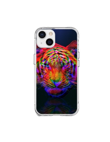 Coque iPhone 15 Plus Tigre Beautiful Aberration - Maximilian San