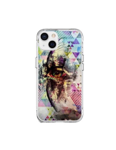 Coque iPhone 15 Plus Oeil Triangle Oiseau Cry Bird - Maximilian San