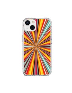 Coque iPhone 15 Plus Horizon Bandes Multicolores -...
