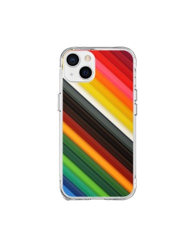 Coque iPhone 15 Plus Arc en Ciel Rainbow - Maximilian San