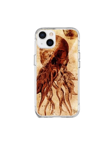 Coque iPhone 15 Plus Octopu Skull Poulpe Tête de Mort - Maximilian San