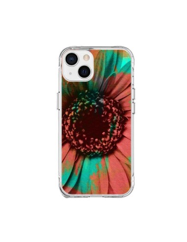 Coque iPhone 15 Plus Tournesol Lysergic Flower - Maximilian San