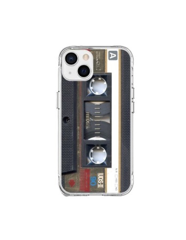 Coque iPhone 15 Plus Cassette Gold K7 - Maximilian San