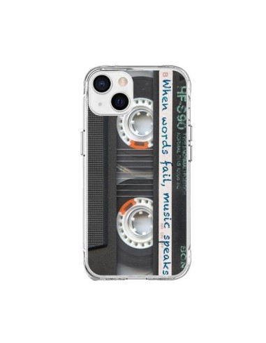 Coque iPhone 15 Plus Cassette Words K7 - Maximilian San