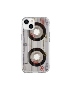 Coque iPhone 15 Plus Cassette Transparente K7 -...