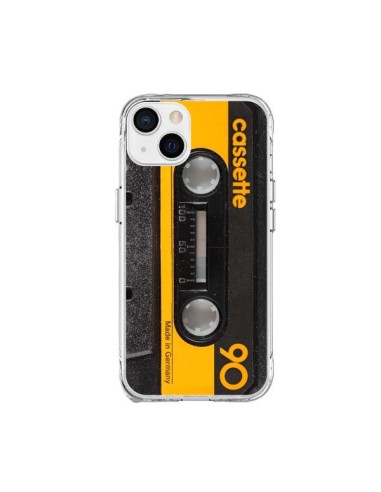 Cover iPhone 15 Plus Giallo Cassette K7 - Maximilian San