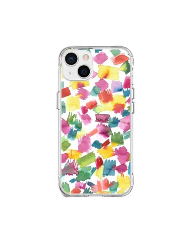 Cover iPhone 15 Plus Abstract Primavera Colorata - Ninola Design