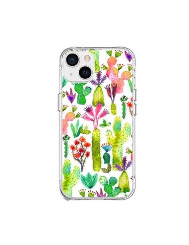 Coque iPhone 15 Plus Cacti Garden - Ninola Design