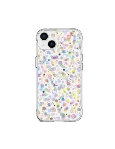 Coque iPhone 15 Plus Cosmic Bubbles Multicolored - Ninola Design