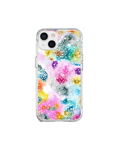 Coque iPhone 15 Plus Experimental Surface Colorful - Ninola Design