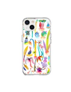 Cover iPhone 15 Plus Little Textured Dots Bianco - Ninola...