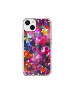 Cover iPhone 15 Plus Moody Geometry Rustic Marrone -...