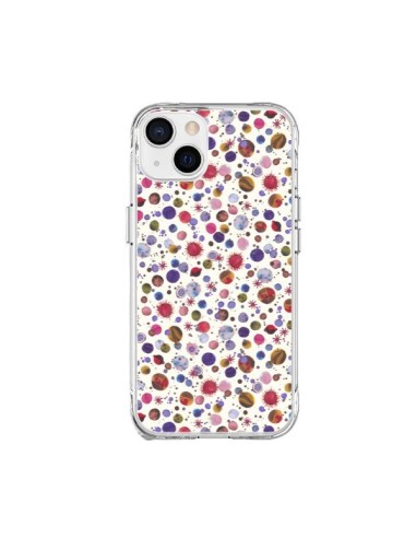 Coque iPhone 15 Plus Peonies Pink - Ninola Design