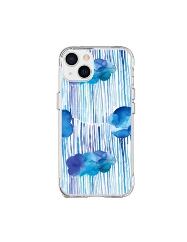 Coque iPhone 15 Plus Rain Stitches Neon - Ninola Design