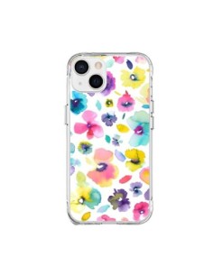 iPhone 15 Plus Case Flowers Colorful Painting - Ninola...
