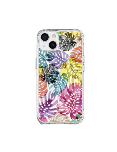 iPhone 15 Plus Case Tigri e Leopardi Yellow - Ninola Design