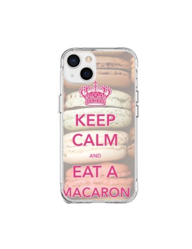 Coque iPhone 15 Plus Keep Calm and Eat A Macaron - Nico