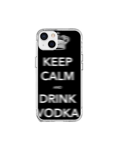 Coque iPhone 15 Plus Keep Calm and Drink Vodka - Nico
