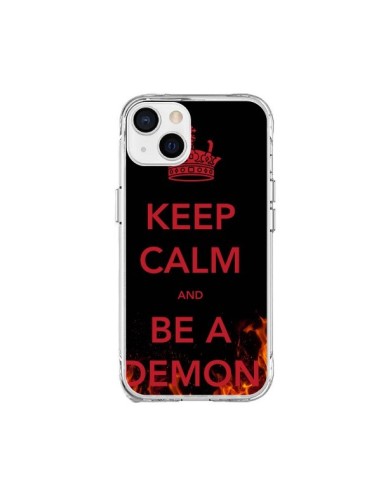 Coque iPhone 15 Plus Keep Calm and Be A Demon - Nico