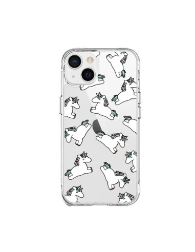 iPhone 15 Plus Case Unicorn mane Clear - Nico