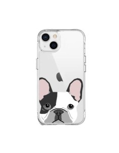 Coque iPhone 15 Plus Bulldog Français Chien Transparente...