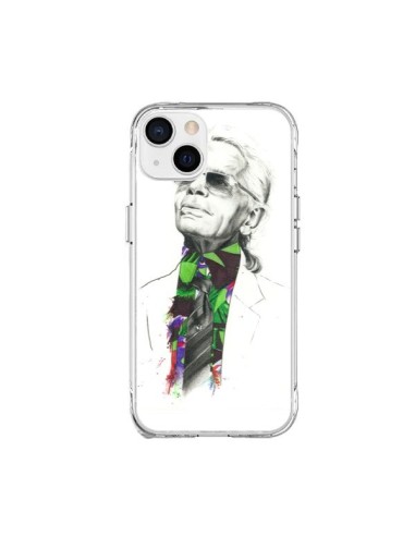 Cover iPhone 15 Plus Karl Lagerfeld Fashion Designer Moda - Percy