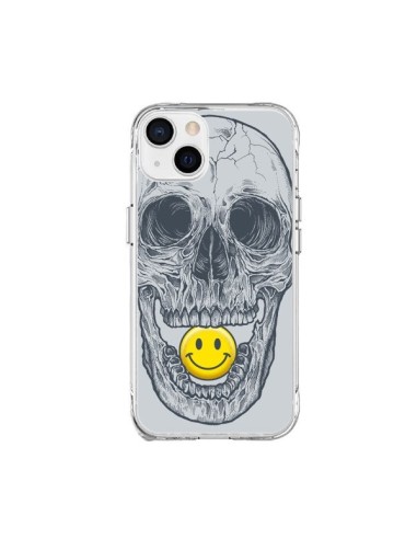 iPhone 15 Plus Case Smiley Face Skull - Rachel Caldwell