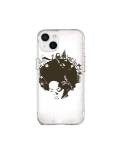 Coque iPhone 15 Plus Childhood Garden Afro - Rachel Caldwell