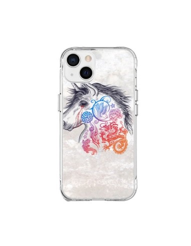 Coque iPhone 15 Plus Licorne Muticolore - Rachel Caldwell