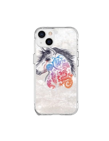 Cover iPhone 15 Plus Unicorno Muticolore - Rachel Caldwell