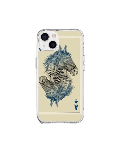 Coque iPhone 15 Plus Cheval Carte Jeu Horse As - Rachel Caldwell