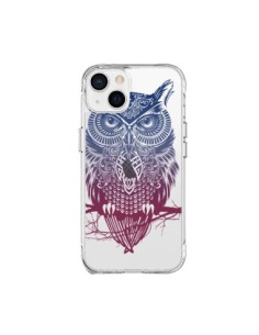 Coque iPhone 15 Plus Hibou Chouette Owl Transparente -...
