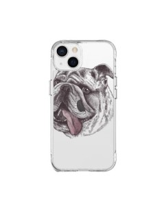 Coque iPhone 15 Plus Chien Bulldog Dog Transparente -...