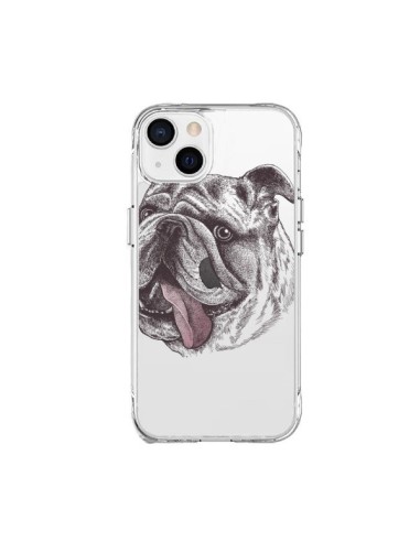 Coque iPhone 15 Plus Chien Bulldog Dog Transparente - Rachel Caldwell