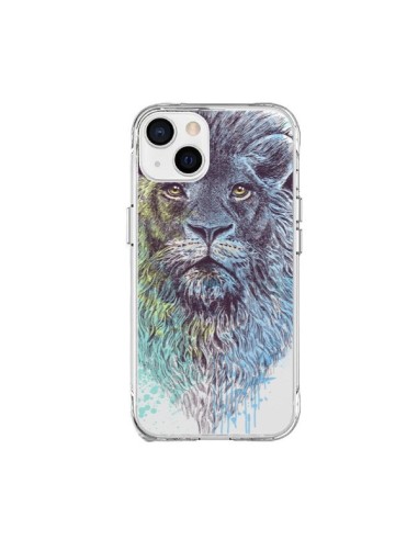 iPhone 15 Plus Case King Lion Clear - Rachel Caldwell