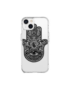 iPhone 15 Plus Case Hamsa 5 fingers Bad Hand Eye Clear -...