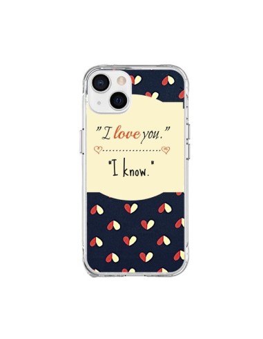 Coque iPhone 15 Plus I love you - R Delean