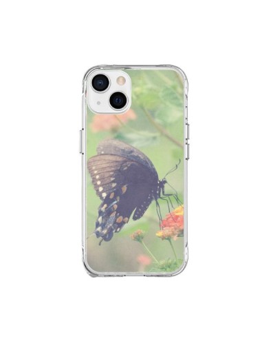 Coque iPhone 15 Plus Papillon Butterfly - R Delean