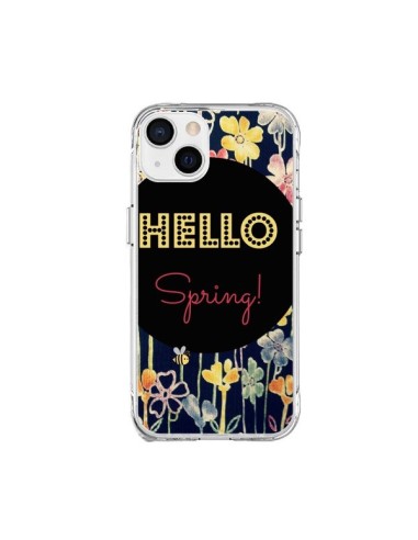 Cover iPhone 15 Plus Hello Spring Benvenuta Primavera - R Delean