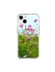 Coque iPhone 15 Plus Fleurs Roses Champ - R Delean