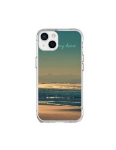 iPhone 15 Plus Case Be still my heart Sea Ocean Sand...