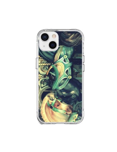 Coque iPhone 15 Plus Manege Enfant Carrousel Chevaux - R Delean