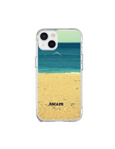 Cover iPhone 15 Plus Escape Mare Oceano Sabbia Spiaggia...