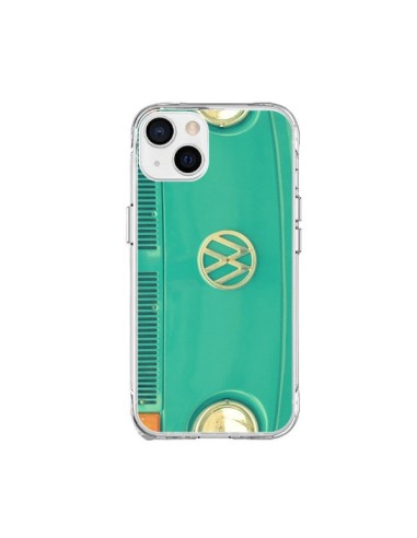 Coque iPhone 15 Plus Groovy Van Hippie VW - R Delean