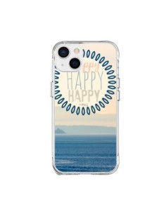Cover iPhone 15 Plus Happy Day Mare Oceano Sabbia...