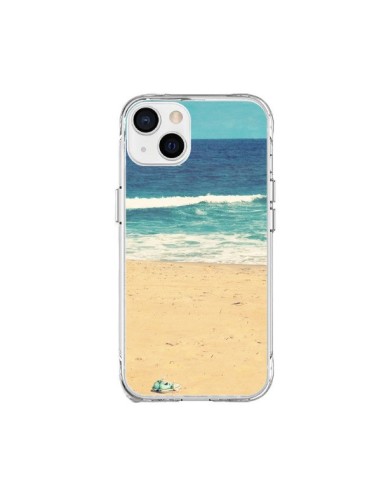Coque iPhone 15 Plus Mer Ocean Sable Plage Paysage - R Delean