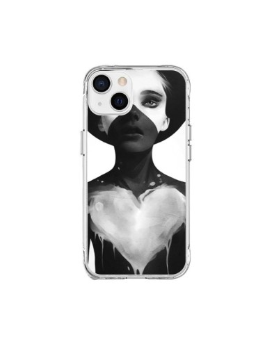 Coque iPhone 15 Plus Fille Coeur Hold On - Ruben Ireland