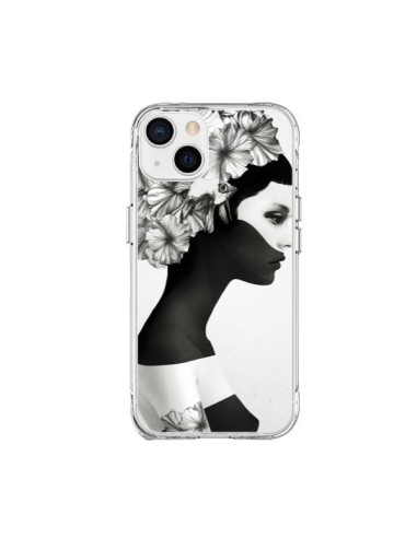 Coque iPhone 15 Plus Marianna Fille Fleurs - Ruben Ireland et Jenny Liz Rome