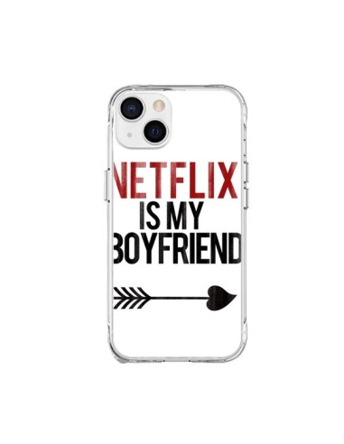 Coque iPhone 15 Plus Netflix is my Boyfriend - Rex Lambo
